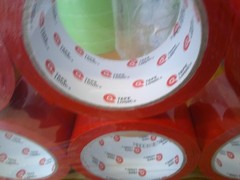 Tape Logic Red Carton Sealing Tape 2″ x 55 yard (6 Pack)