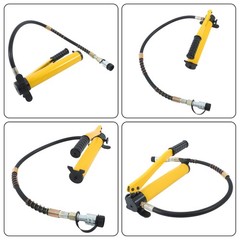 20Ton Hydraulic Cylinder For Jack Low Profile Porta Power Ram Single Acting+Pump