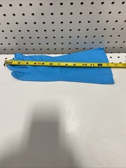 12 pairs sealed bag-Industrail Work Gloves Size Small Blue Rubber2988SL/S NOS