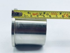 Lot of 4 Stainless Steel 47mm x 47mm Butt Weld Adapter