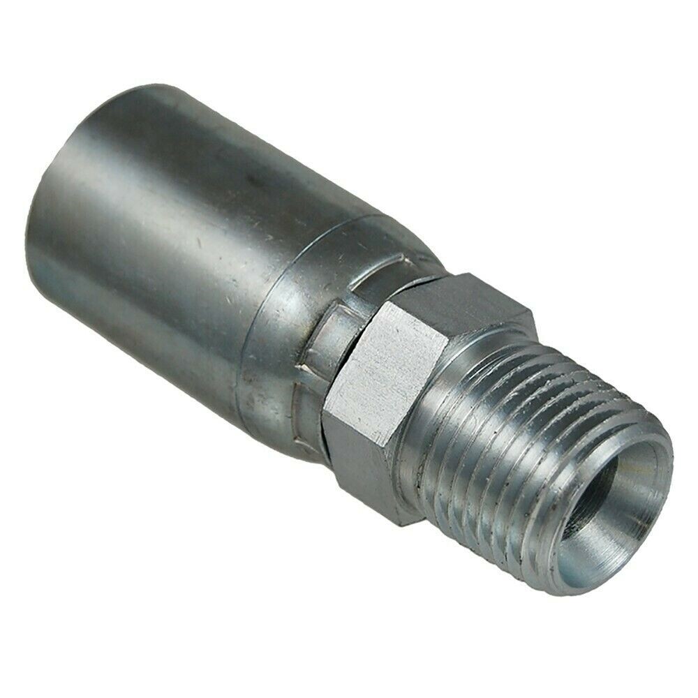 MP-08-08 | 1/2″ Hose x 1/2″ NPTF Male Pipe Hydraulic Hose Fittings