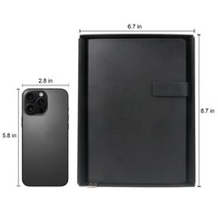 Soft Cover Leather Journal Notebook A5 Dotted 212 Pages 5×8.25 Inches with St…