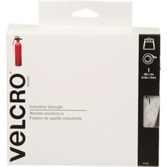 (1)-VELCRO Brand 2 In. x 15 Ft. White Industrial Strength Hook & Loop Roll