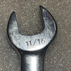 Vintage Husky USA 37022 11/16″ Full Polish Combination Wrench