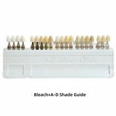 Dental Teeth Shade Guide Porcelain Ivoclar 20Color A-D Tooth 4-Bleach Vivadent