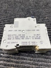 New Square D Multi-9 2-Pole C60 2A Miniature Supplementary Protector, MG24443