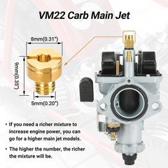 High-Performance Carburetor with Air Filter for Predator 212cc Go Karts – Red