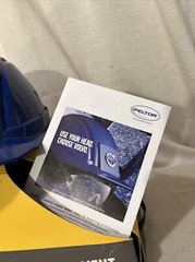Volvo Blue/Iconic Logo Peltor Safety Construction Helmet with Safety Visor