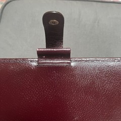 Vintage Filofax Professional Oxblood Burgundy A5 Real Leather 9 Ring No Inserts