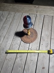 Red/Blue Airport Runway taxi light marker