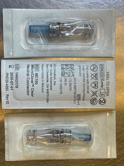 ICU MC100 MicroClave Clear Neutral Connector Case of 100/ EXP 2030-07-01