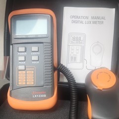 Sinometer LX1330B Digital Lux Light Meter 0-200,000 Lux ±5% Accuracy