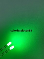 3mm Flangeless Red Yellow Blue Green White Orange Warm White Diffused Round LED