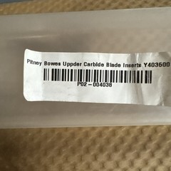 Pitney Bowes Upper Carbide Blade Inserts Y403500
