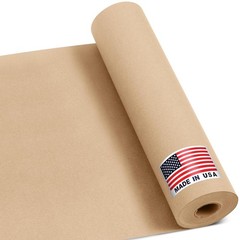 Rollo de papel kraft natural de 12 x 1200 pulgadas 100 pies Papel de regalo marr