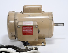 1/2HP Reliance Baldor FDL3504M Farm Duty Motor Wired + Cutler Hammer Drum Switch