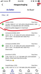 BaggiesSince1987 – 3030 ZIP COLOR BAGS 3″ X 3″ 200 PCS MIX O CHOOSE, READ DETAIL