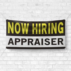 Now Hiring Appraiser 13 oz Heavy Duty Vinyl Banner Jobs Available Help Wanted