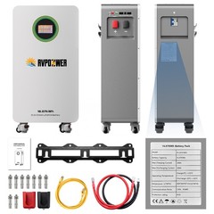48V 314AH 16.07kWh Lithium Battery LiFePO4 Vertical Standing RV Solar Backup UPS