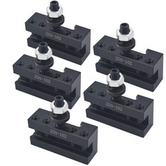 5× AXA 2# 250-102 Quick Change Tool Post Boring Turning Holder For Lathe 6-12″