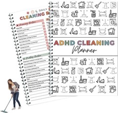 Adhd Cleaning Planner, Editable Adhd Cleaning and Organizing Planner DIY