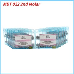 50Sets Dental Orthodontic Buccal Tube 1st 2nd Molar Tube Roth MBT 022/018 Mesh