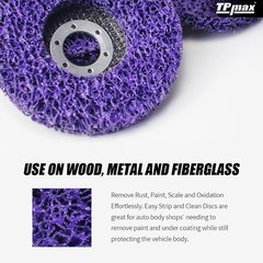 71878 4-Inch Stripping Discs 5/8-Inch Arbor Angle Grinding Wheel – 5 Pack