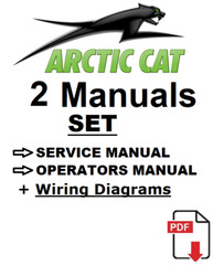 2007 Arctic Cat 400 500 650 700 Service Manual Repair Operators Wiring PDF USB