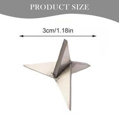50PC Tire Puncture Spikes Heavy Portable Duty Carbon Steel Triangle Road Spikes