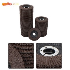 50Pcs Premium Zirconia Flap Disc Sanding Grinding 4-1/2″ X 7/8″ 40 Grit Grey