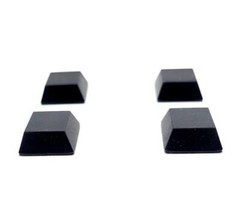 Peel and Stick Square Rubber Feet Bumpers 3/4″ Wide x 3/8″ Tall 3M Adhesive