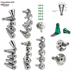US Compatible Multi Implant system Healing Abutment Titanium Dental Gingival Cap