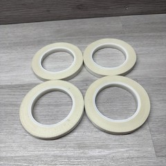 Lot Of 4 Rolls Thermon FT-1H-33 Heat Tracing Fiberglass Fixing Tape, 1/2” Wide