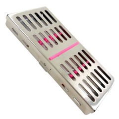 GERMAN DENTAL AUTOCLAVE STERILIZATION CASSETTE RACK BOX TRAY FOR 7 INSTRUMENT