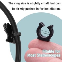 LuneCalt Bling Stethoscope Charm for Nurse – 9Pcs Resin Plastics Purple Bowko…