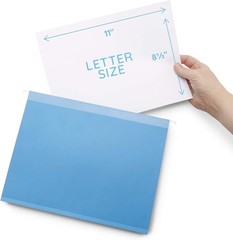 Hanging File Folders Blue Summit Supplies BSS-92588-1024 Total 50