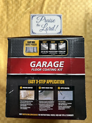 Rocksolid Garage Floor Coating Kit-60003, High Gloss 1-Car Garage Kit 90 Oz.