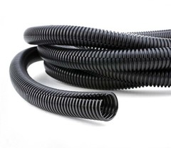 100 Ft. 1/4″ Split Wire Loom Conduit Polyethylene Tubing Black Color Sleeve Tube