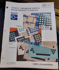 Vtg. XYMOX MEMBRANE SWITCH PRODUCT 1980 Catalog
