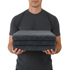 UBMOVE 3 Pack Grey Textile Moving Blankets 54″ x 72″ Pad