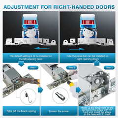 Surface Vertical Rod Exit Device, 32In Commercial Door Push Bar Panic Device wit