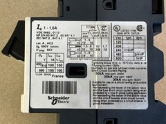 TELEMECANIQUE MOTOR STARTER GV2ME06 1-1.6A W/ SCHNEIDER GVAN11
