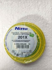 NITTO ELECTRICAL INSULATING TAPE 201 RED,228SK BLACK,201X GREEN-YELLOW, WHITE