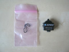 NEW APEM CWB1BK1A02A0 mini thumbwheel thumb control switch hall effect