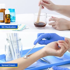 JMU Sterile Wooden Tongue Depressors 6” Senior Craft Tattoo Sticks 100-5000pcs