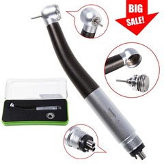SKYSEA Dental High Speed Turbine Handpiece Push Button 4H 4Spray Stainless Steel