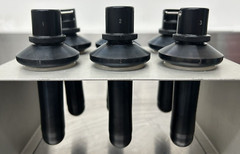 Beckman 331186 Bucket Holder Rack with Swing Rotor Bucket Tubes (6pcs) 100.0
