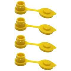4-Pack Yellow Vent Caps Gas Fuel Can Breather fits Midwest Blitz Wedco Scepter