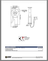 AEMC SR652 Probes W/ Free Shipping