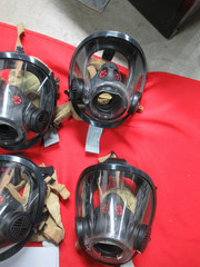 SCOTT AV-3000 HT MASK w/KEVLAR NETTING SMALL MEDIUM LARGE Firefighter SCBA AIR